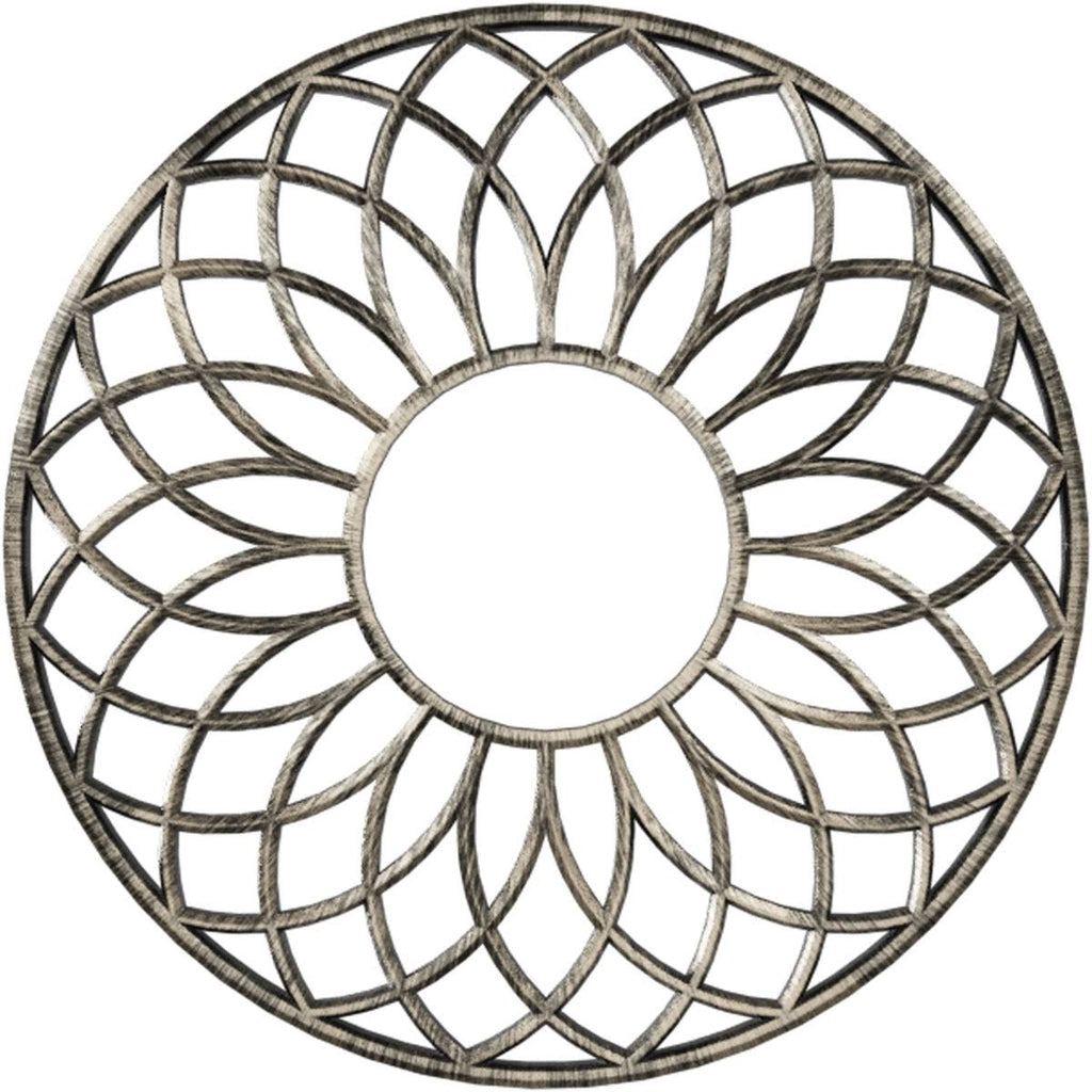 40x22OD x 13 5/8x22ID x 1x22P PVC Pierced Ceiling Medallion Q5072