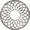 40x22OD x 13 5/8x22ID x 1x22P PVC Pierced Ceiling Medallion Q5072