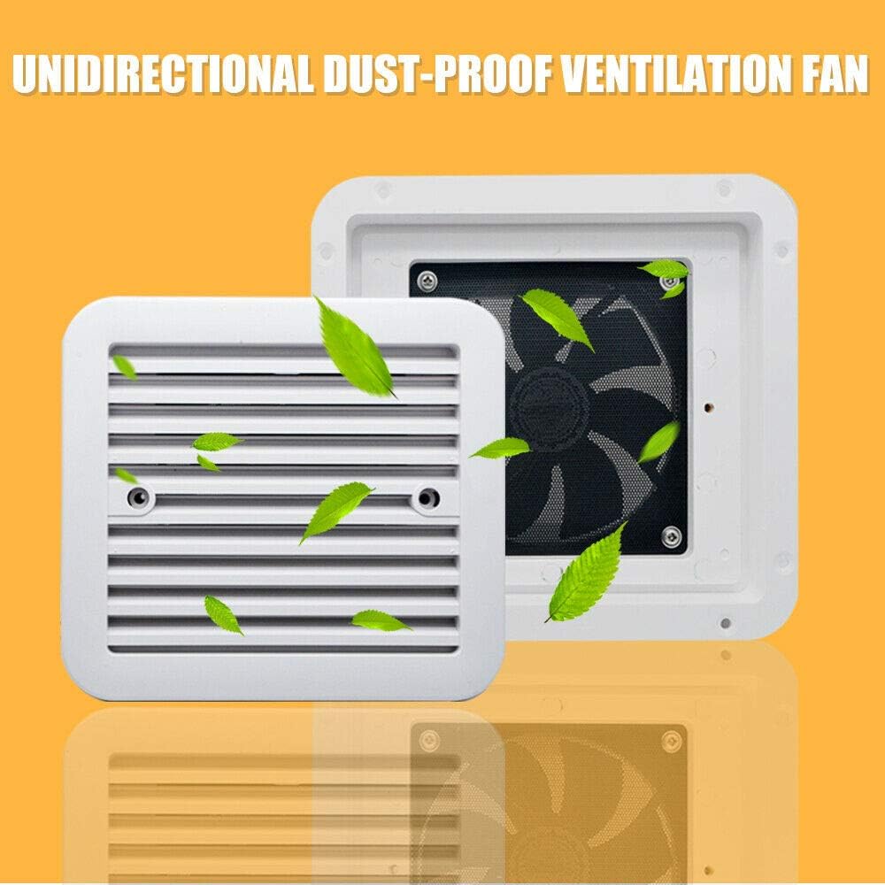 White Caravan Motorhome Side Ventilation Fan N565