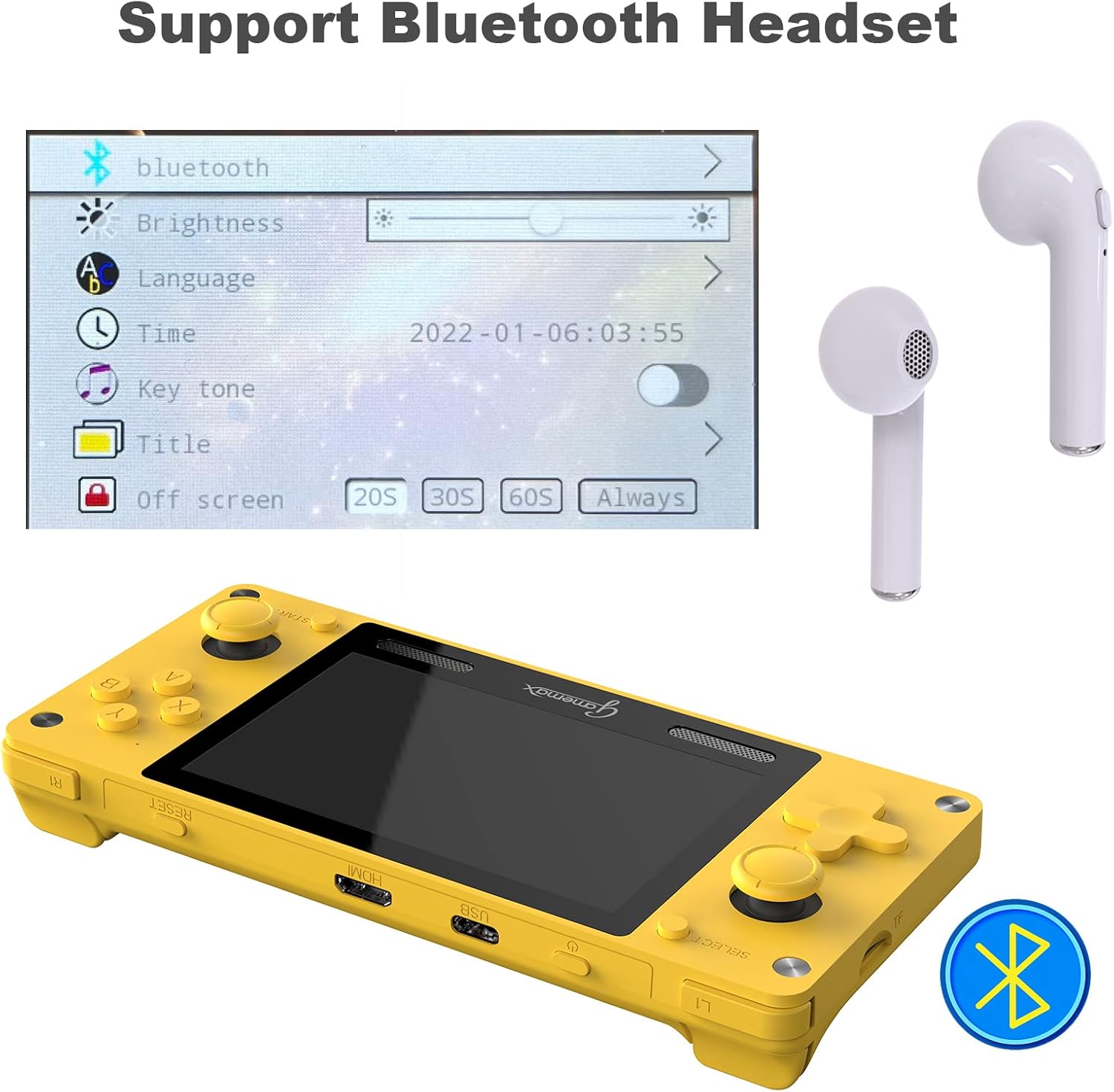 Handheld Game Console with 3600 Retro Video Game B3673