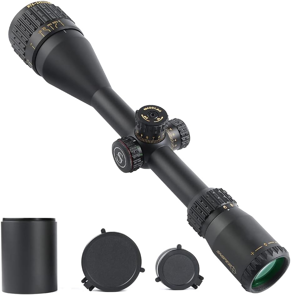 6-24x50 Scope Red/Green/Blue Illuminated Reticle H4066
