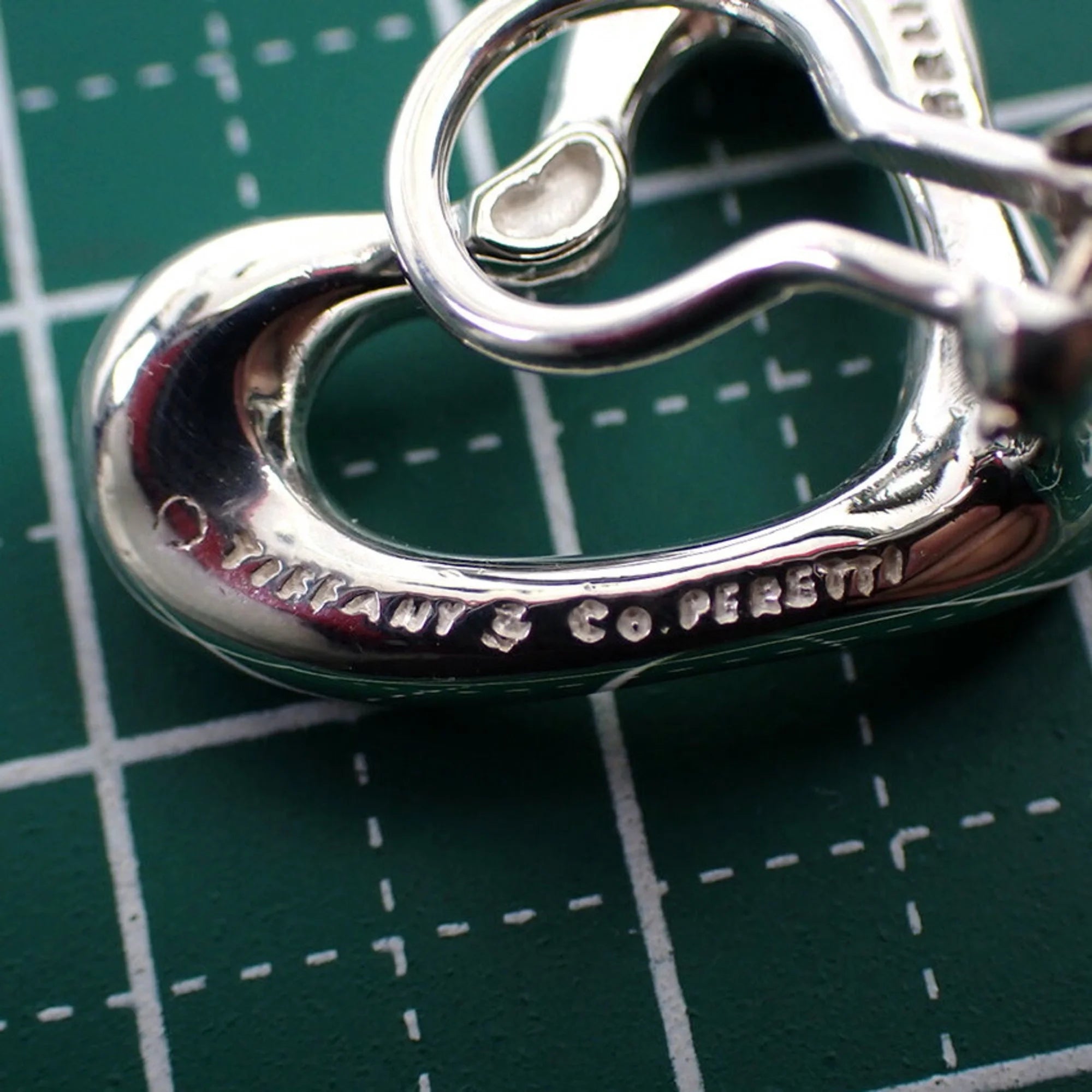 925 Open Heart Earrings E2687