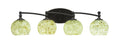 4 Light Bath Bar with Glass, Dark Granite D22492