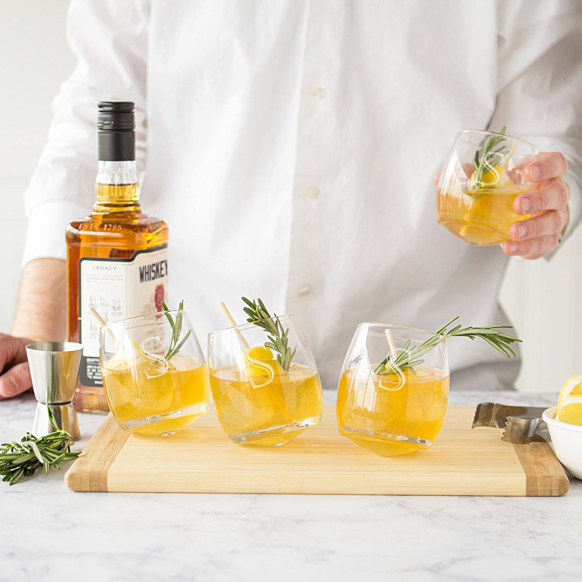 Set of 4 Whiskey Glasses G2763