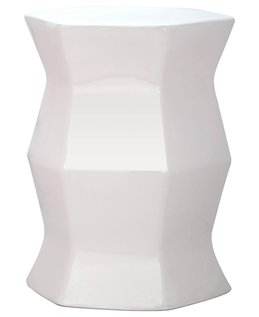 Gold Hexagon Garden Stool O9343