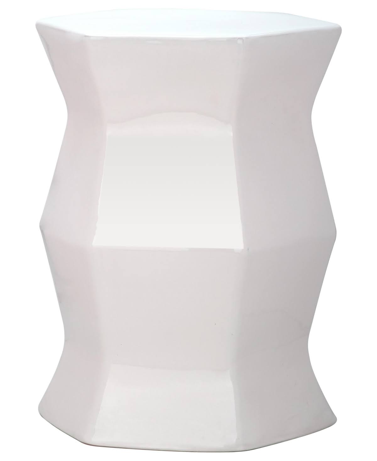 Gold Hexagon Garden Stool O9343