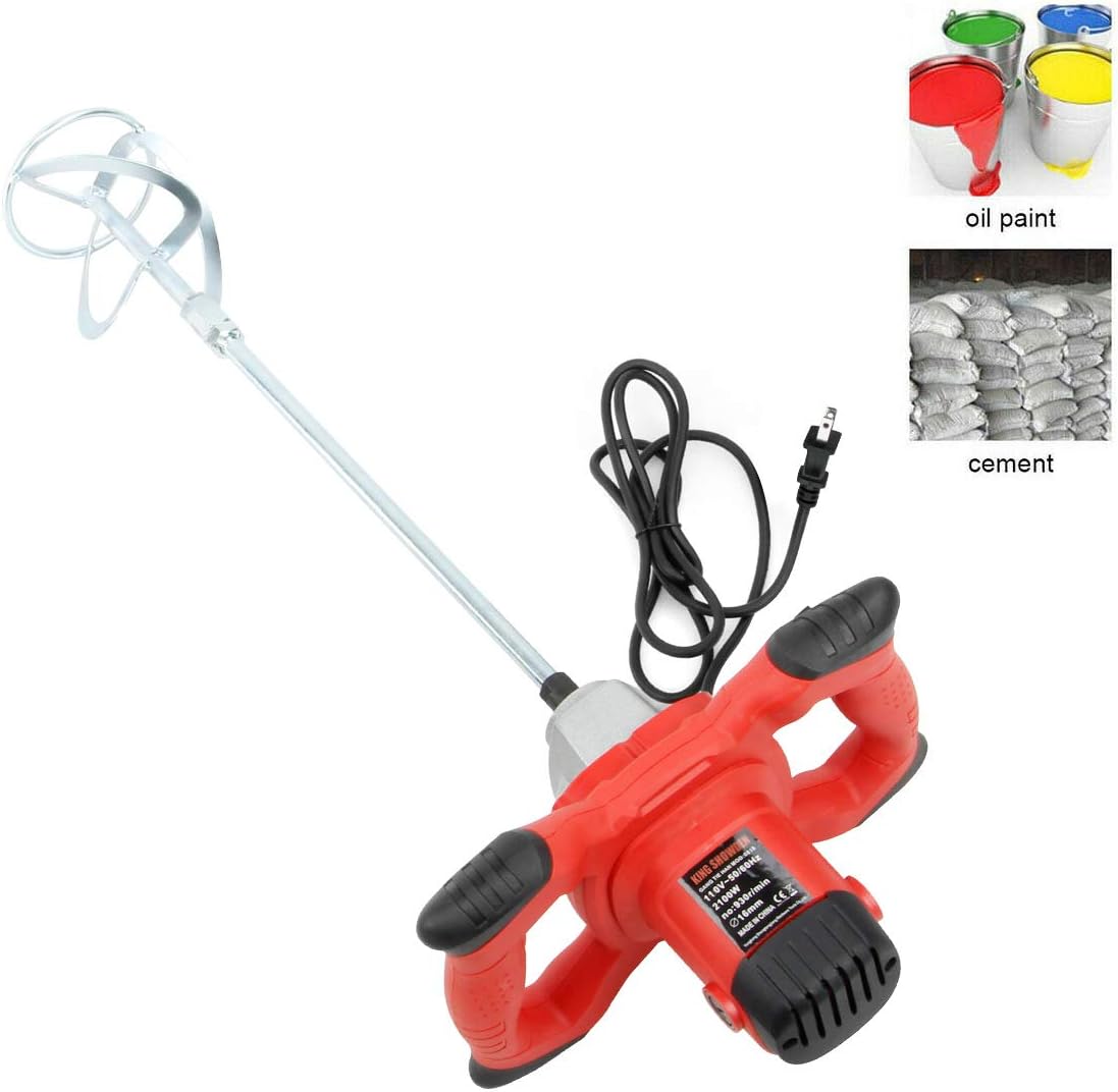 2100W Electric Mortar Mixer, 6-Speed, Pack of 2 Z720
