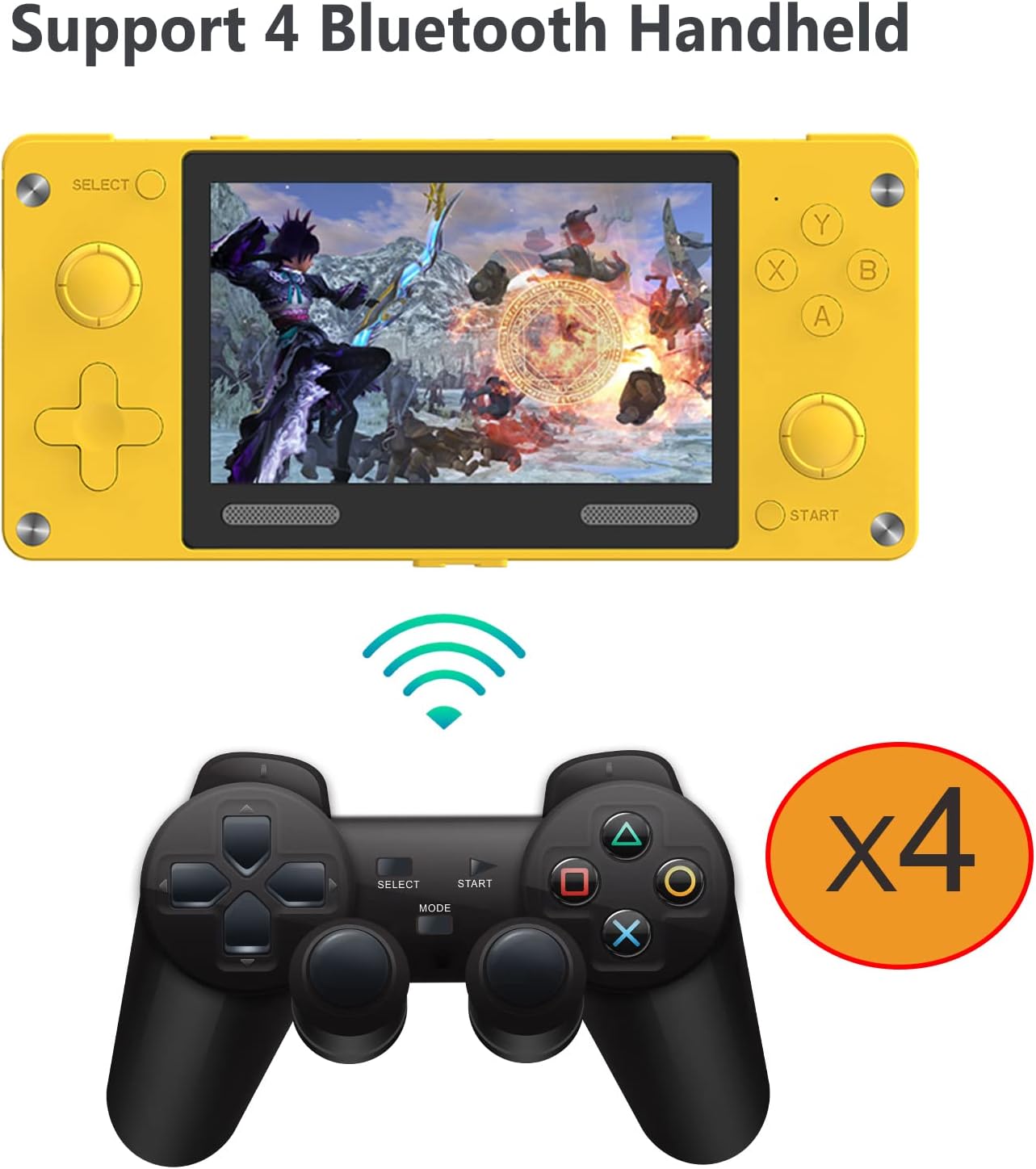 Handheld Game Console with 3600 Retro Video Game B3673