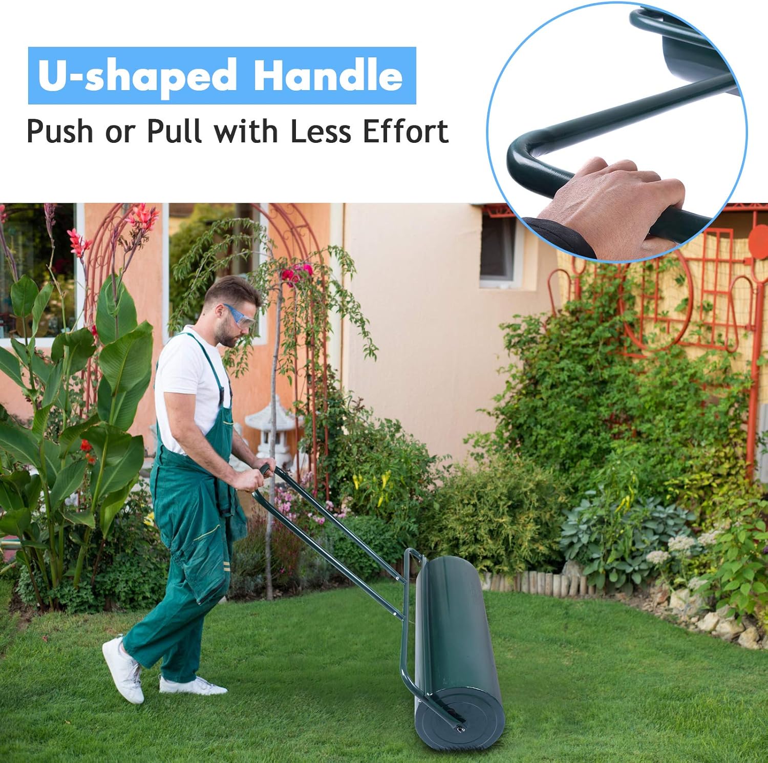 24"x13" Steel Lawn Roller E9859