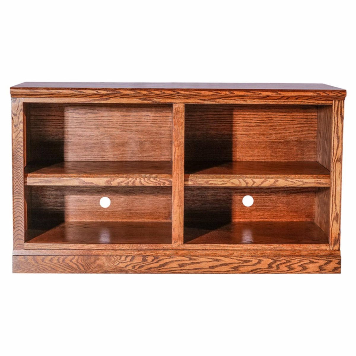 TV Cart with Open Shelves Ebony Alder, 66 in. K87306