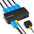 4 Ports HDMI USB KVM Switch with 4 KVM Cables E3263