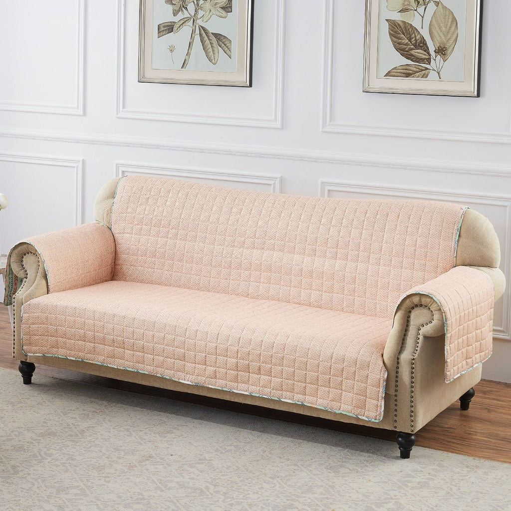 Tan Reversible Sofa Protector G807486