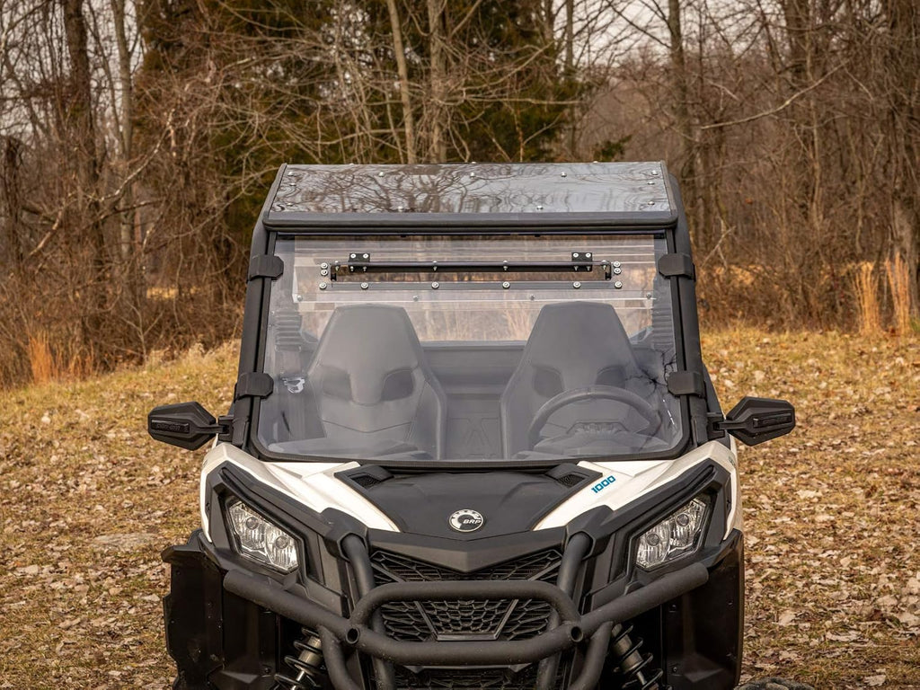 Heavy-Duty Scratch Resistant Full Vented Windshield, 1/4" Thick Polycarbonate B850