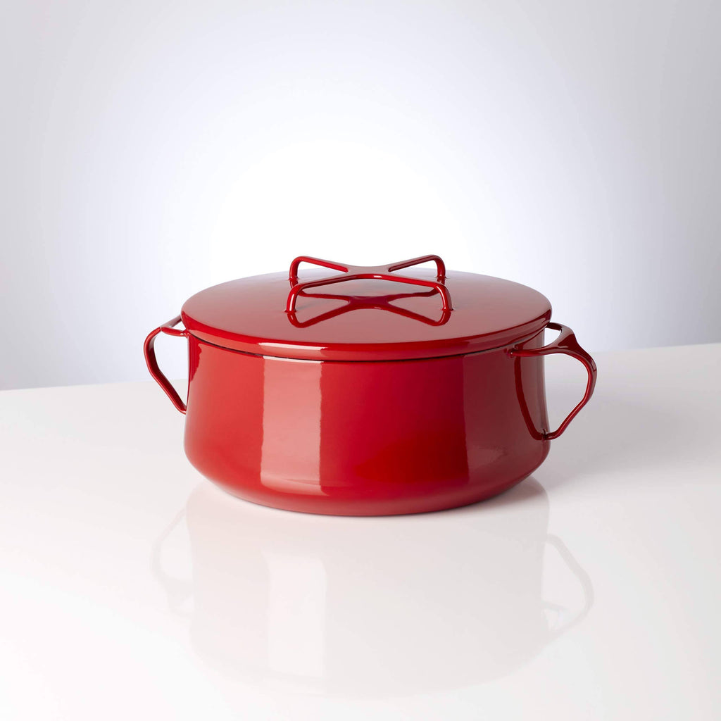 Chili Red 4 qt Casserole W9363