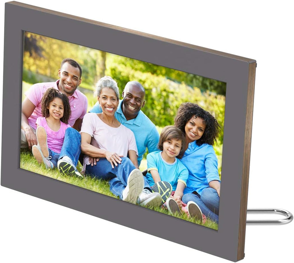 Digital Photo Frame with WiFi 13.5"x7.5" Built-in Stand and Wall Mount F7024