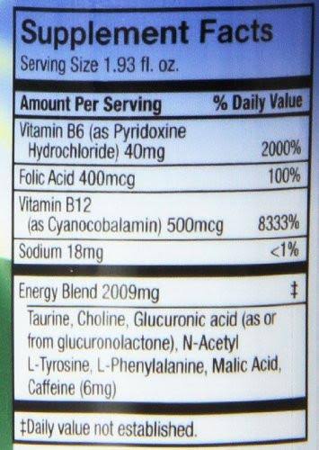 Decaf Citrus Energy Shot, 24 Count A486