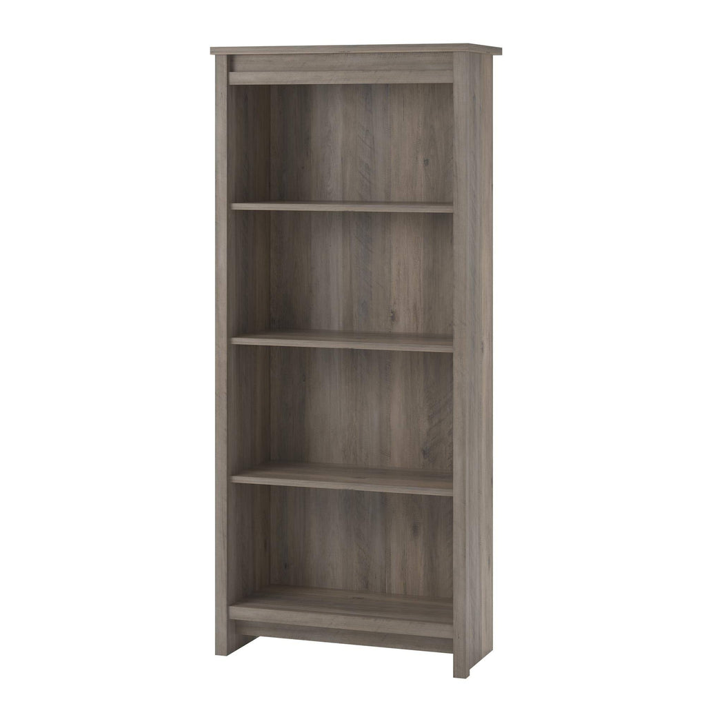 Ivory Oak 4 Shelf Bookcase P617