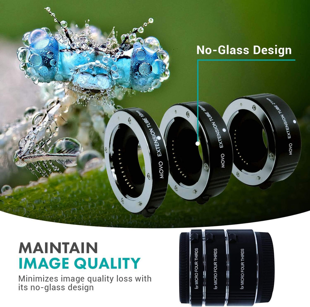 Macro Extension Tube Set for Micro 4/3 Mount Mirrorless Camera E593583