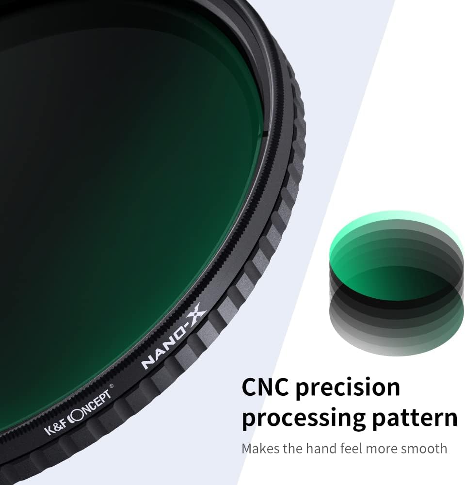 67mm Variable ND Filter ND32-ND512 (5-9 Stops) HD Neutral Density Lens Filter Pack of 2 G919193