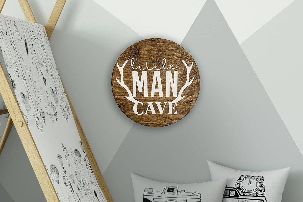 12 Wood Round Wall Sign Q151375