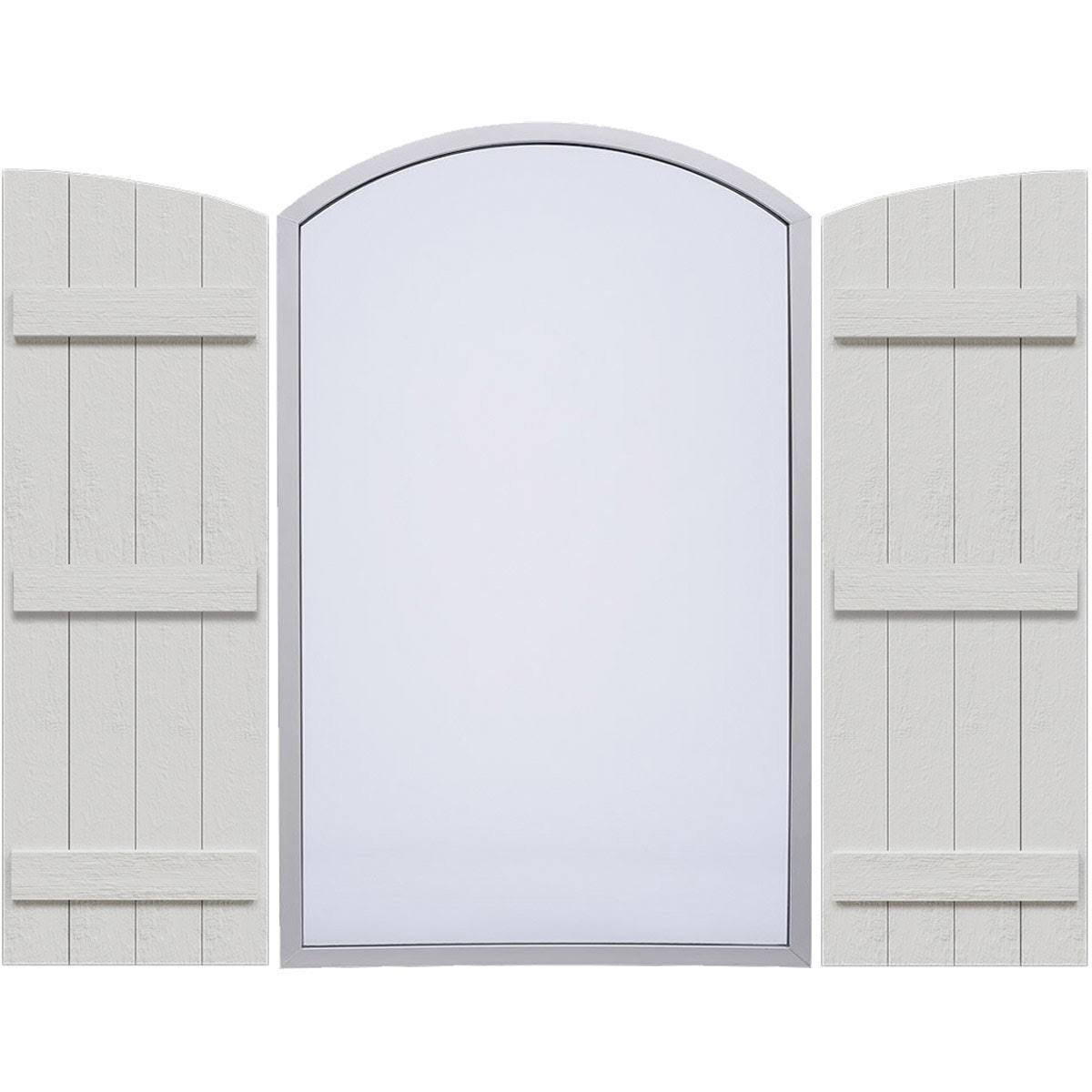 Rustic Faux Wood Shutters M24593