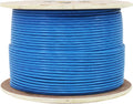 Cat6A Shielded Plenum Solid Bare Copper Bulk Cable 1000ft White X6214