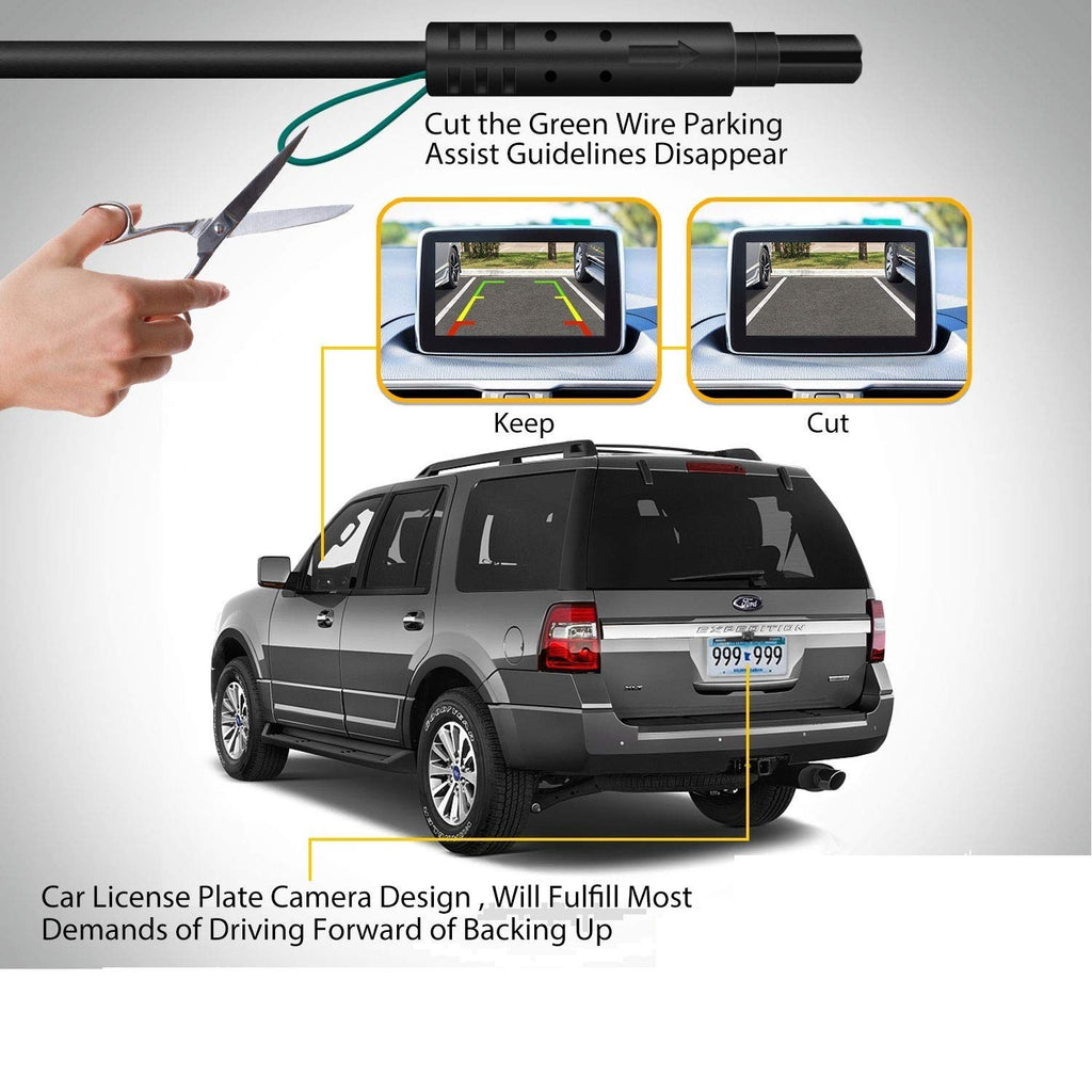 Rear View Backup Camera with Tailgate Handle, Pack of 2 I986