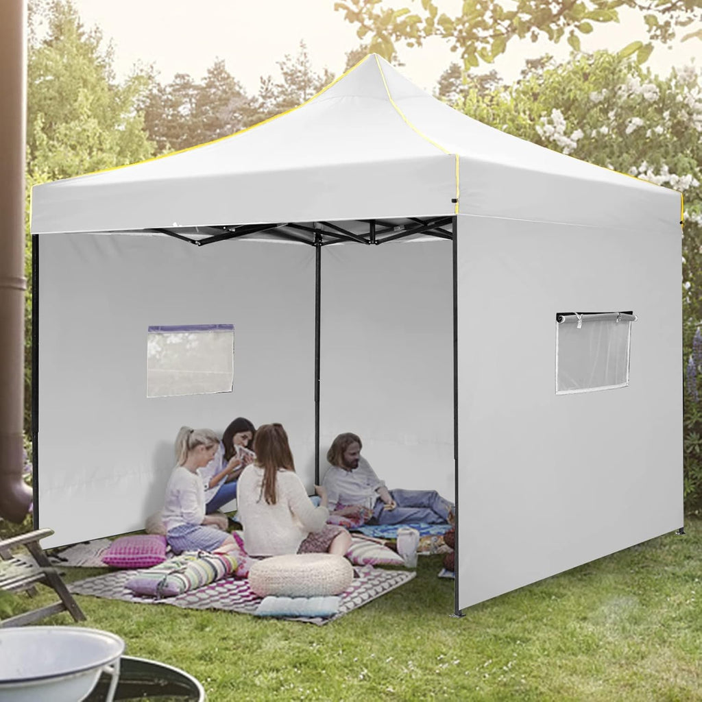 Pop Up Canopy Tent 10x10 Commercial Instant Canopy (Silver Gray) I66980