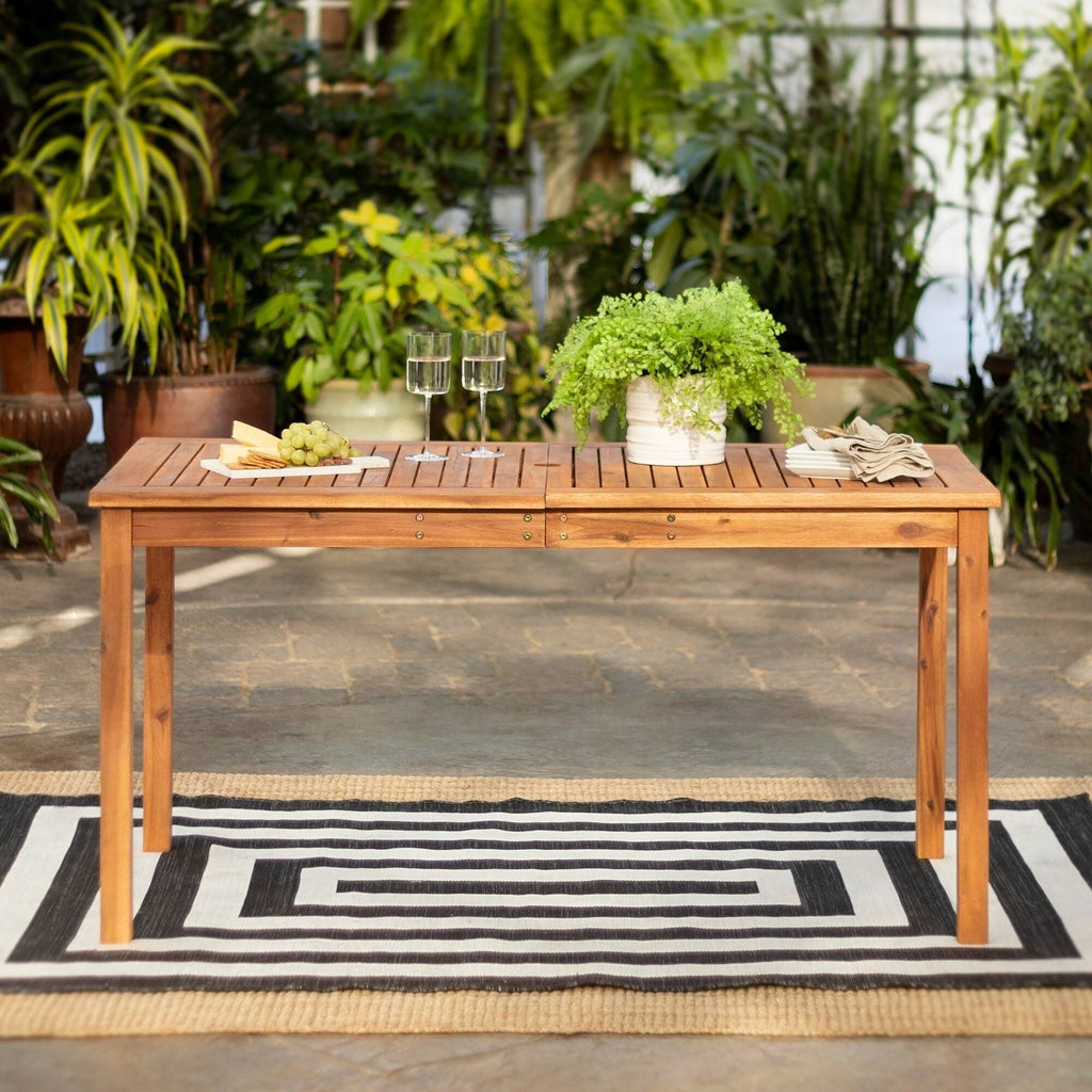 Grey Wash Acacia Outdoor Dining Table N394979
