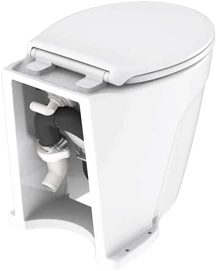 12V Deluxe Flush Electric Marine Toilet O890258