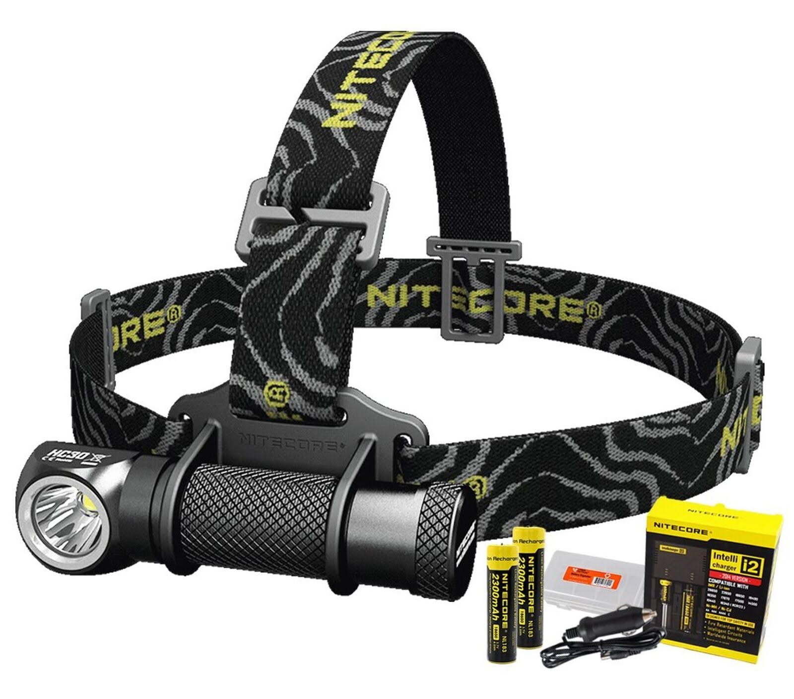 1000 Lumens Rechargeable LED Headlamp with 18650 Batteries N989254