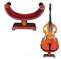 Carved Wooden Bass Stand R641205