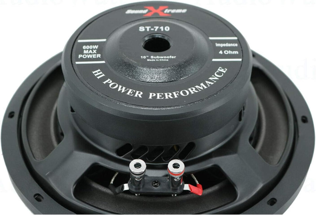 10 Inch 800 Watts Max Power Car Audio Subwoofer Pack of 2 Q75779