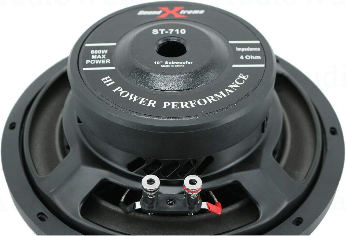 10 Inch 800 Watts Max Power Car Audio Subwoofer Pack of 2 Q75779