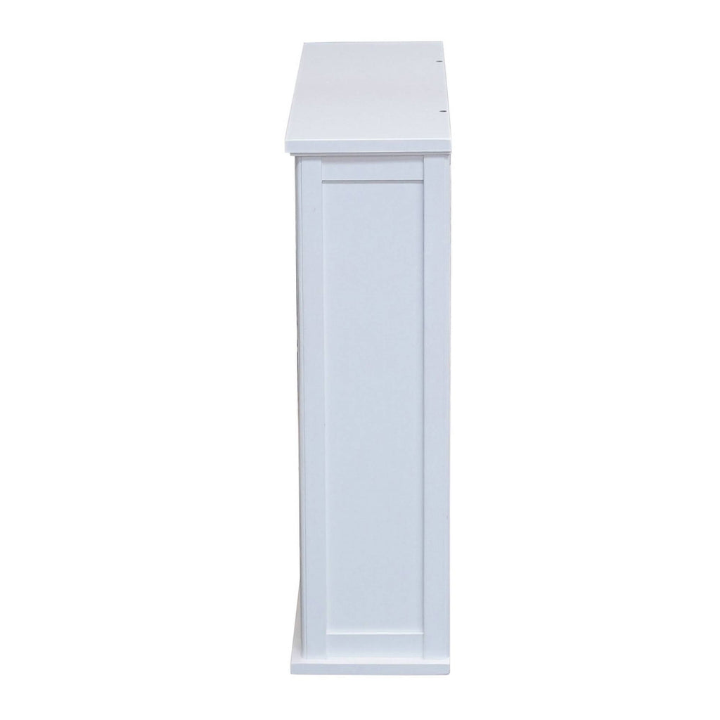 Wall Mounted Bath Storage Cabinet with Glass Cabinet Doors G2685