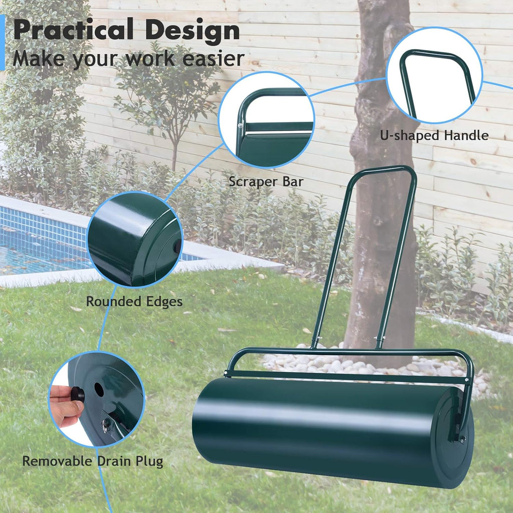 24"x13" Steel Lawn Roller E9859