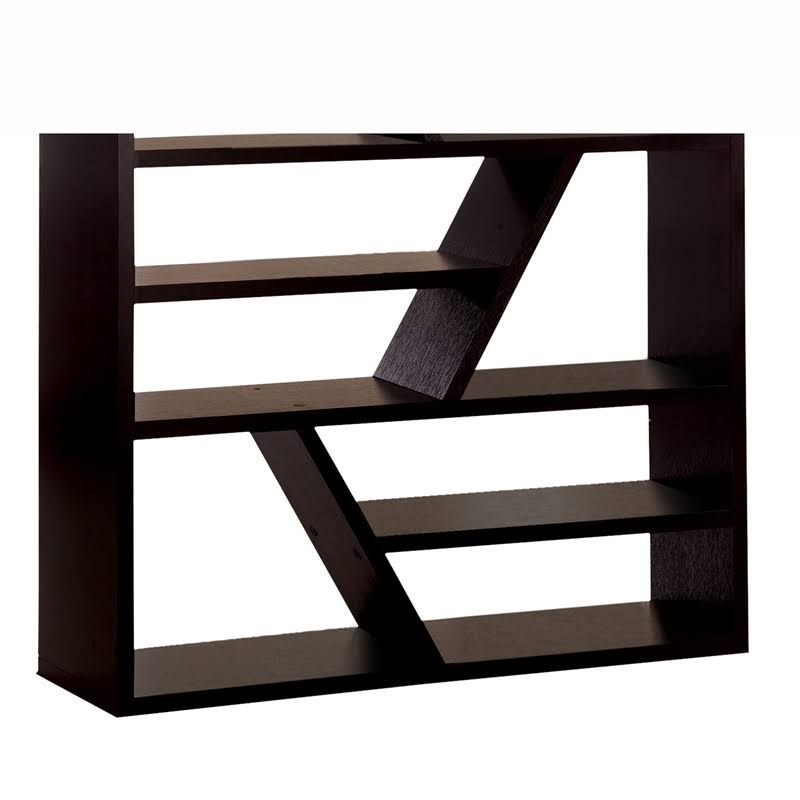 Espresso Modern Bookcase T3072