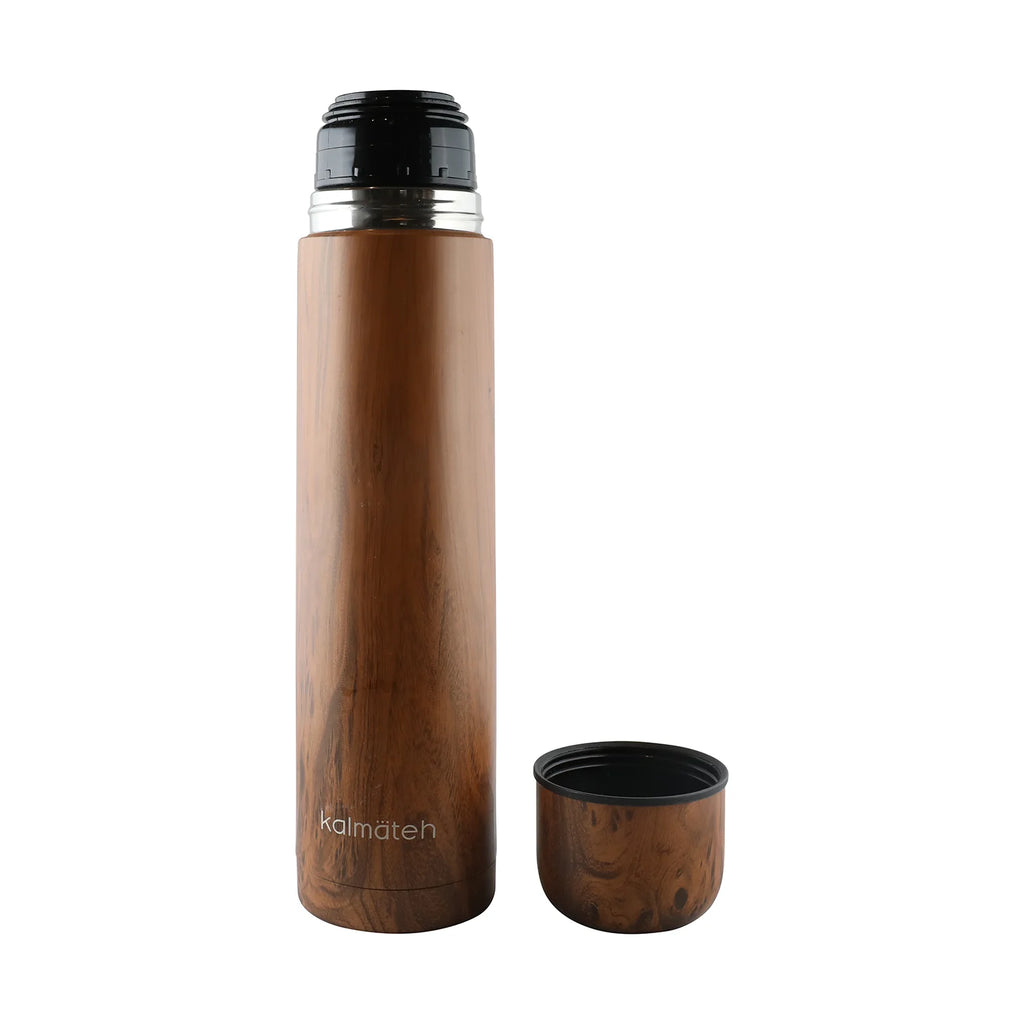 Yerba Mate Set with Gourd, Vacuum Insulated Thermos 1000ml, Bombilla Straw and Cleaning Brush V14638