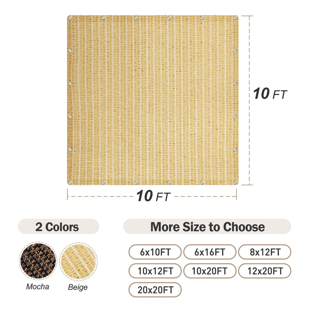 10ft x 10ft Sun Shade Net O704424