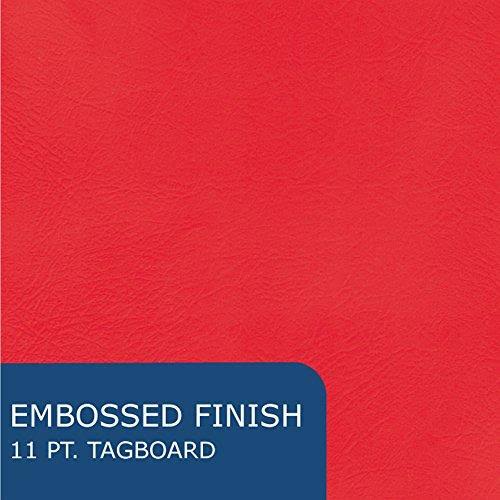 Red 2-Pocket Folders with Prongs, 25/Box X383674