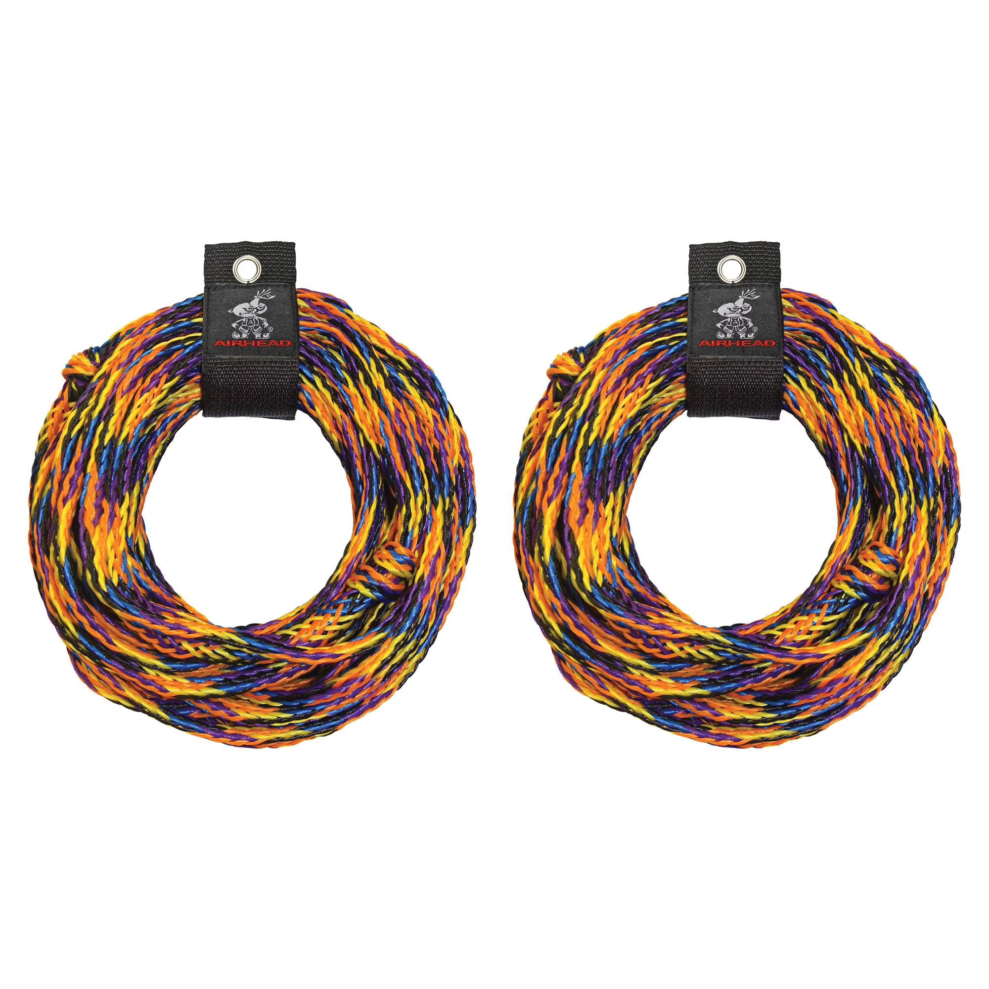 60 Ft. 2375 Pound Strength 2 Rider Tow Rope (2 Pack) D126732