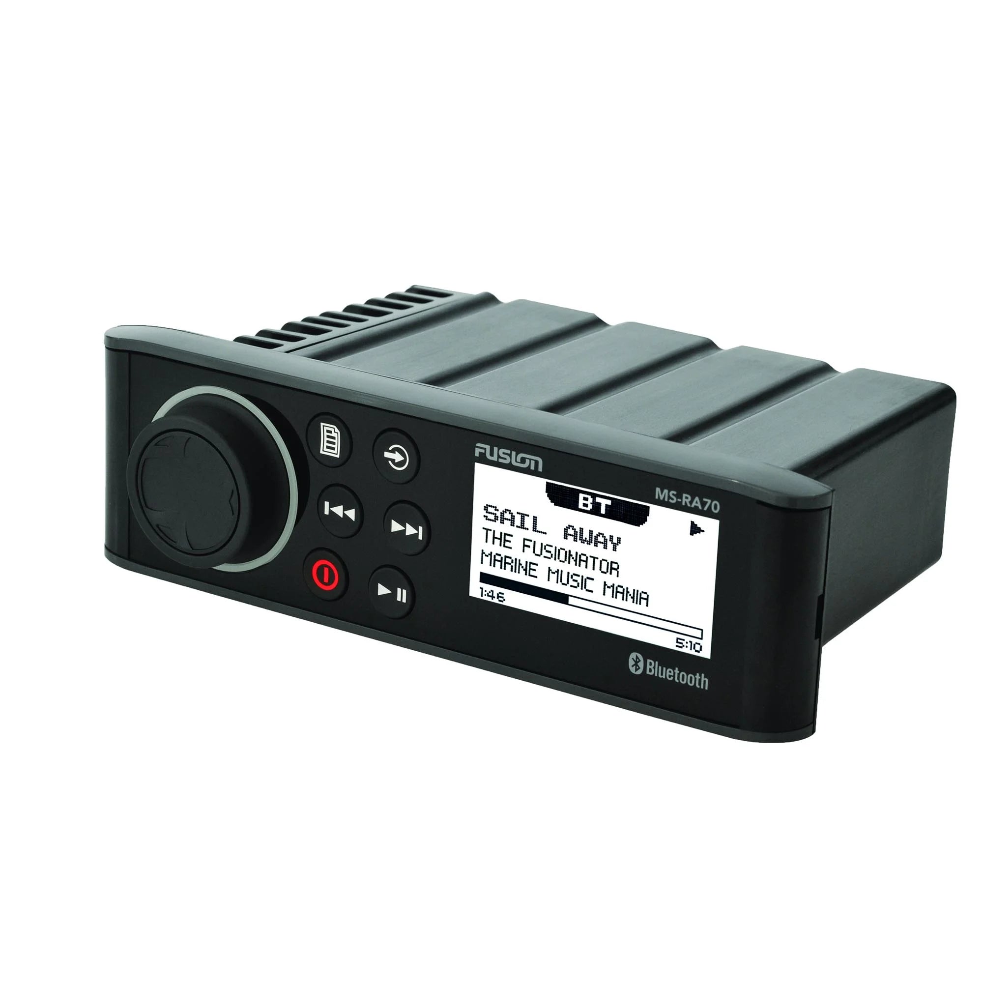 Marine AM/FM/BT Stereo with 1 Pair 6.5" RGB Marine Coaxial Speakers M9244