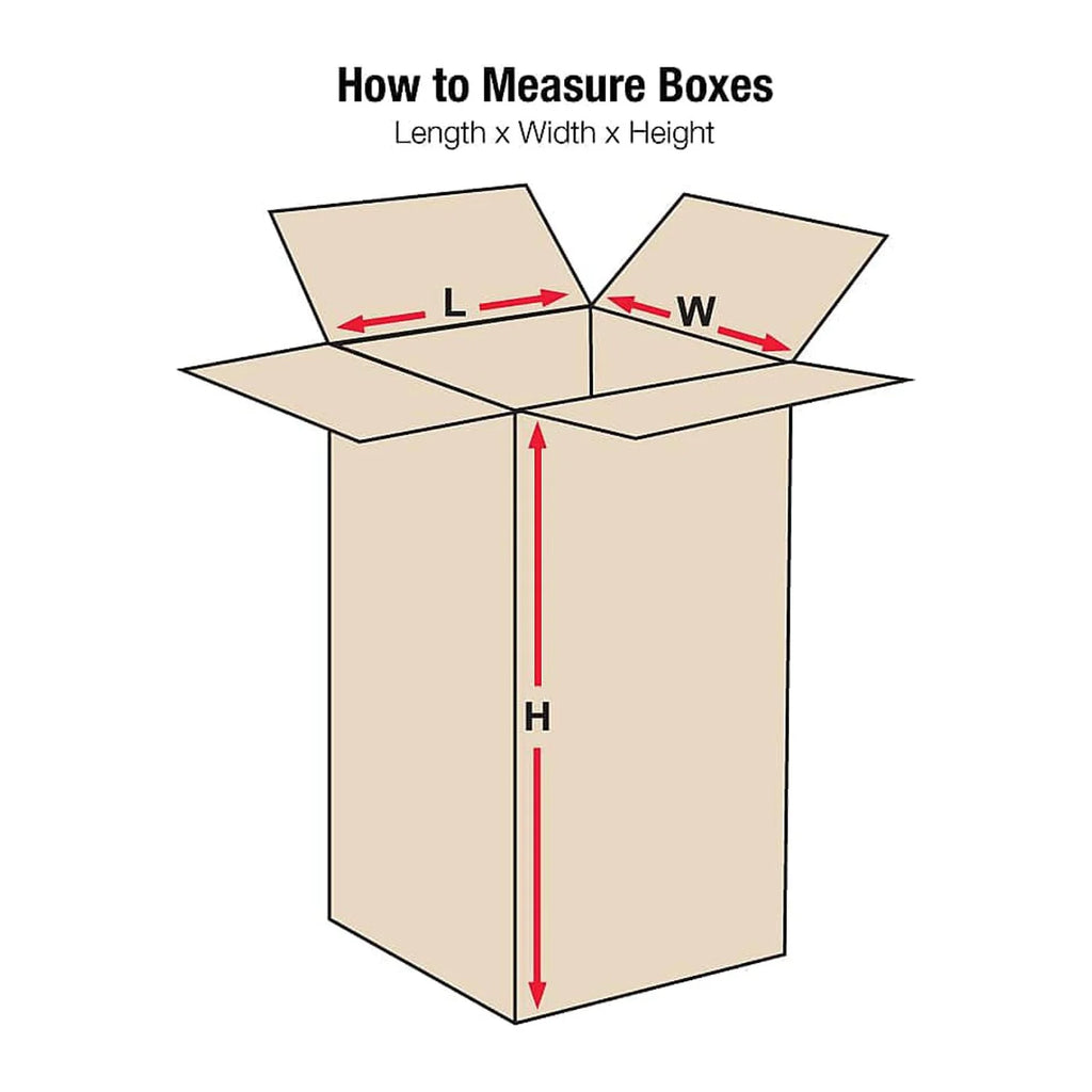 Tall Corrugated Boxes 5" x 5" x 50" Kraft 25/Bundle N55903