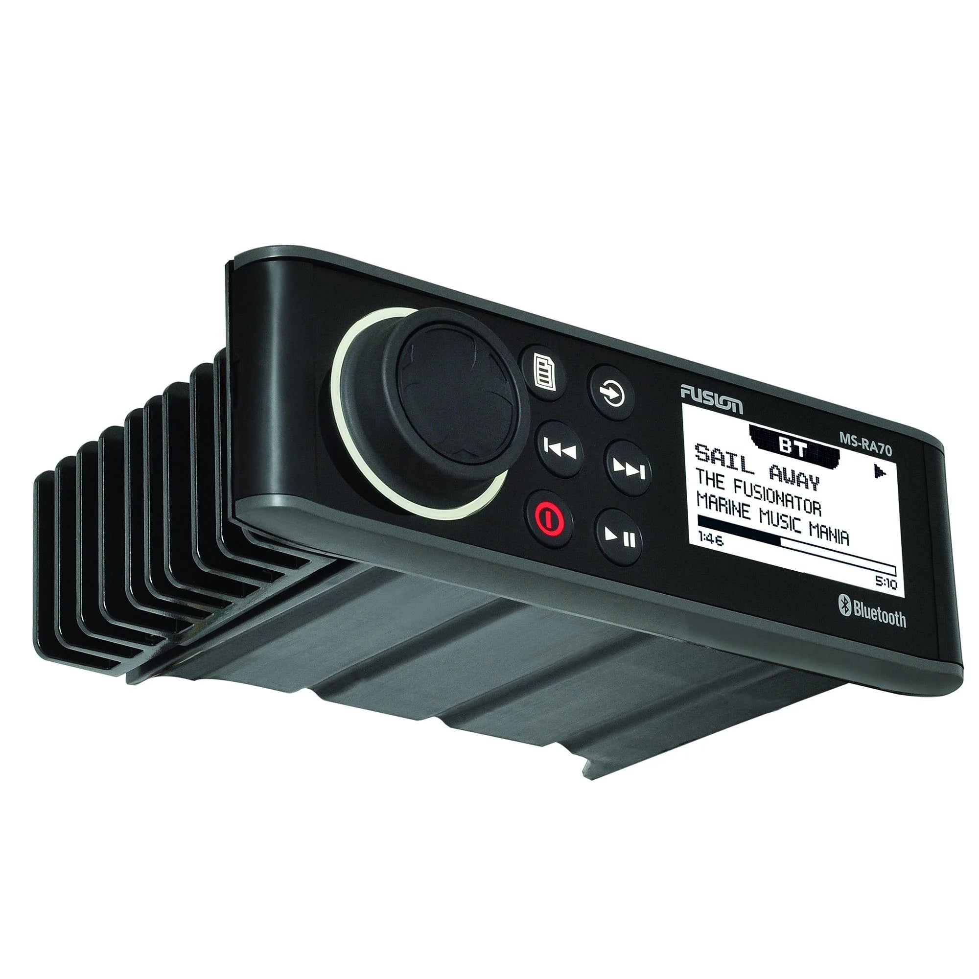 Marine AM/FM/BT Stereo with 1 Pair 6.5" RGB Marine Coaxial Speakers M9244