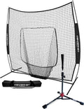 7x7 Baseball Softball Practice Net with Travel Tee O474