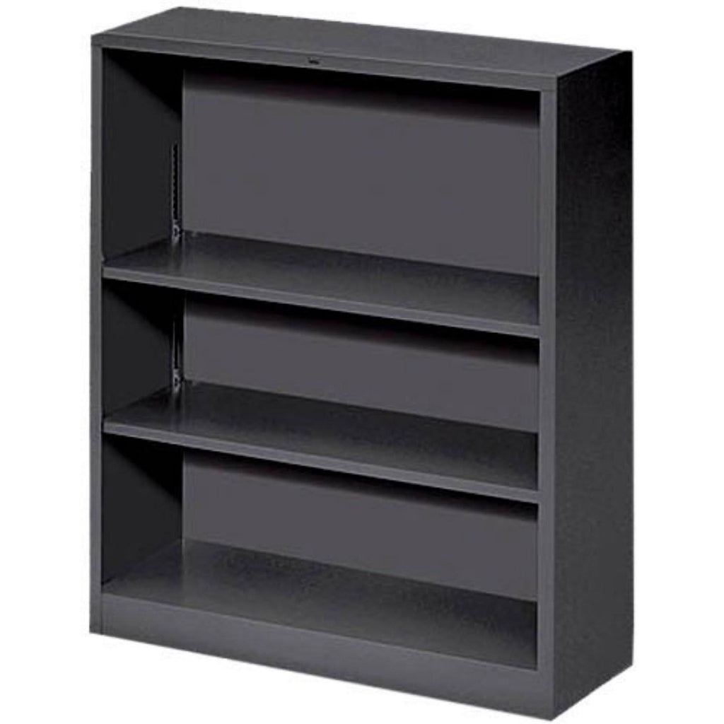 Charcoal Steel 3-Shelf Bookcase T106730
