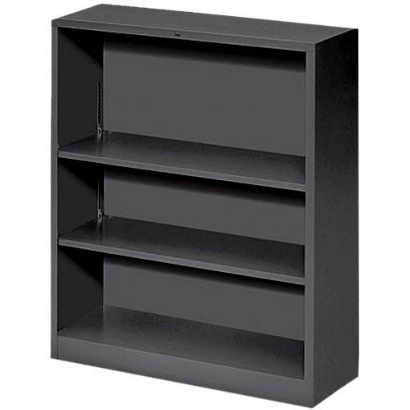 Charcoal Steel 3-Shelf Bookcase T106730