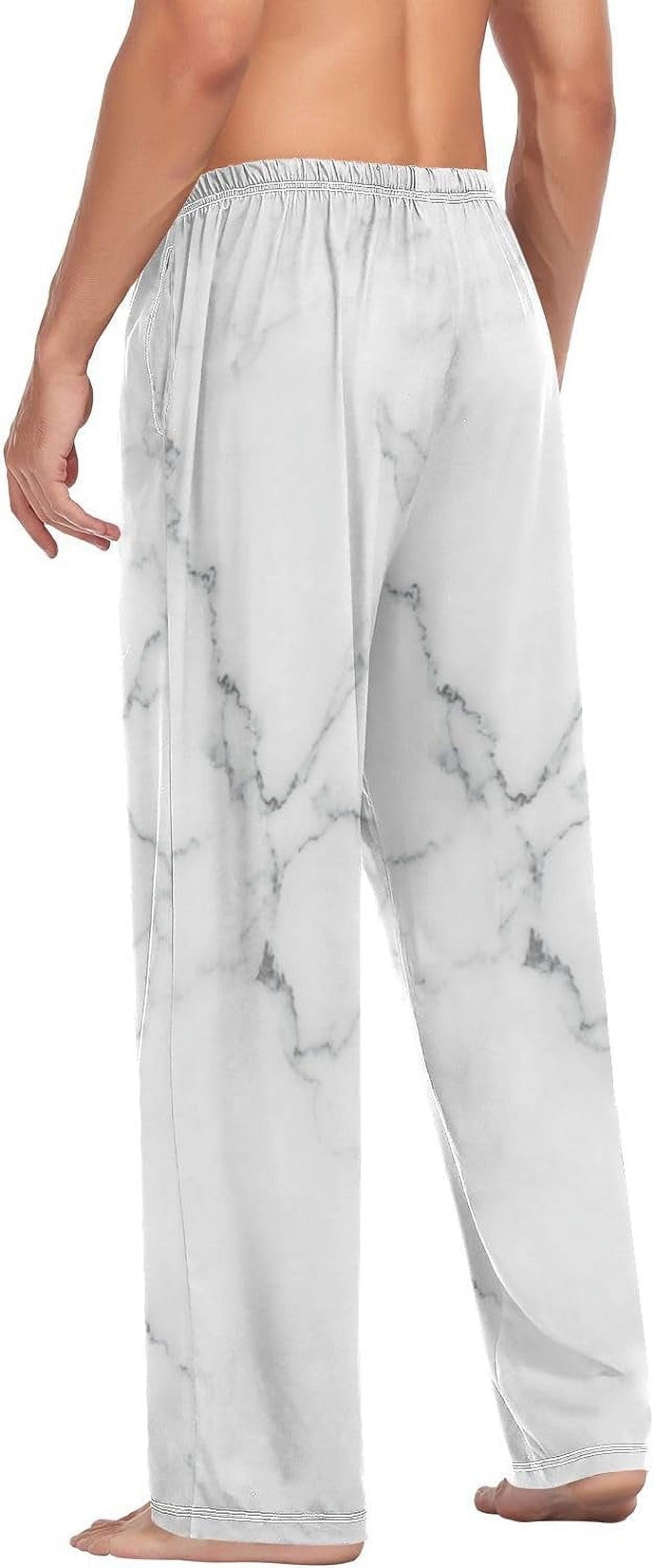 Grey Cotton Pajama Pants Sleepwear Bottoms S-XXL N93355