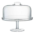 Clear Cakestand with Dome W9353