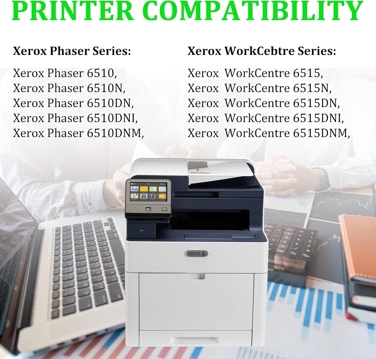 Toner Cartridge for Xerox Phaser 6510 WorkCentre 6515 Printers L5265